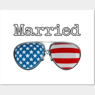 USA PILOT GLASSES MARRIED Posters and Art